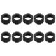 thumbnail image 1 of 10 piezas de soporte de teléfono para coche con cabezal atornillado, rótula, adaptador fijo, anillos de apriete, accesorios para soporte de teléfono., 1 of 7