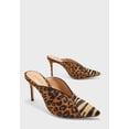 thumbnail image 1 of Schutz Chris Wild Leopard Tiger Fashion Pointed Toe Slip On Stiletto Heel Sandals (Wild Leopard Tiger, 7), 1 of 4