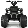 thumbnail image 4 of Gymax VTT Électrique 12 V pour Enfants, 4 Roues, avec Musique et Lumière DEL, Noir, 4 of 9