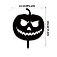 thumbnail image 2 of Halloween Metal Black Pumpkin Decor Halloween Yard Lawn Stakes Garden Scare Silhouette Statues Stakes for Home Yard Outdoor Decorations, 2 of 4