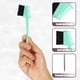 thumbnail image 3 of Dual Comb Eyebrow Brushes, Eyelash Comb Eyebrow Brush for Women, Eyelash Eyebrow Travel Makeup Tool, Light Green 8.15" Length, 3 of 7