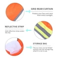 thumbnail image 1 of Casco de Verano al Aire Libre Sombrilla Protector Solar Transpirable Casco de Seguridad Sombra ala Completa Malla Cuello Cubierta Protectora Escudo Casco Sombra Naranja Protector Casco, 1 of 8