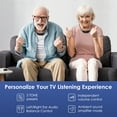 thumbnail image 4 of SIMOLIO Wireless Headphones for TV with Voice Highlighting, Wireless tv headphones with Balance and Tone Controls for Seniors, No Delay, AUX/Optical/RCA, SM-863D2, 4 of 8