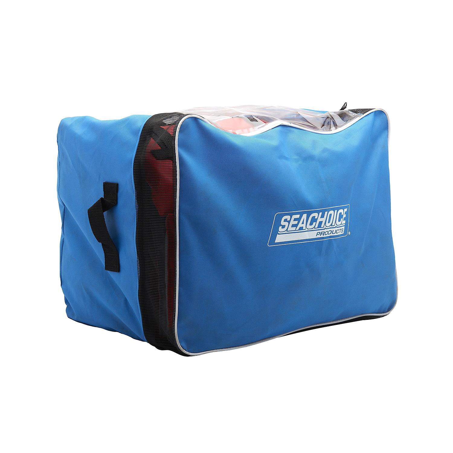 Seachoice 85517 General Purpose Life Vest 4-Pack With Bag, Blue & Red, Adult Universal