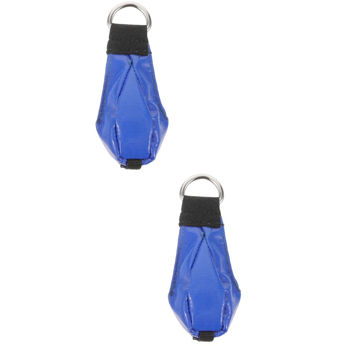 FOMIYES Compact Throw Bag Blue Stainless Steel Multi-Function for Outdoor Climbing 2Pcs