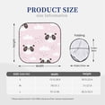 thumbnail image 3 of Xecao Cute Panda for Foldable Car Sun Shades (2-Pack) offer sun protection with an easy-fold design for convenient windshield shading., 3 of 7
