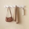 thumbnail image 4 of Fwttom Wall Mounted Hook Rack Non Rusting with 6 Hooks for Bathroom Kitchen Living Room Hanging Towels Coats Hats Tools Etc, 4 of 6
