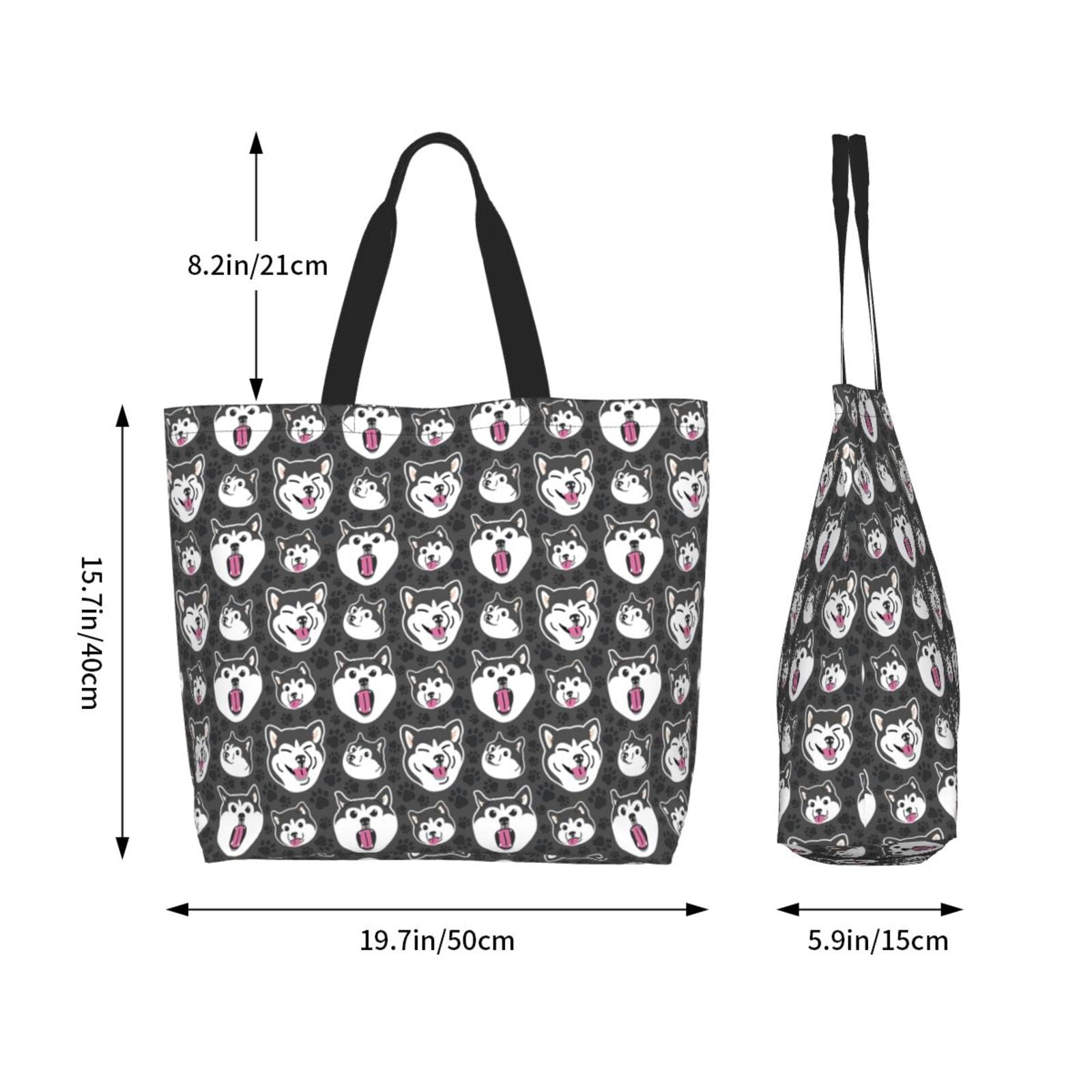 Sigee Husky for Large Capacity Shopping Bag with Inner Pocket, Women's Shoulder Bag Handbag