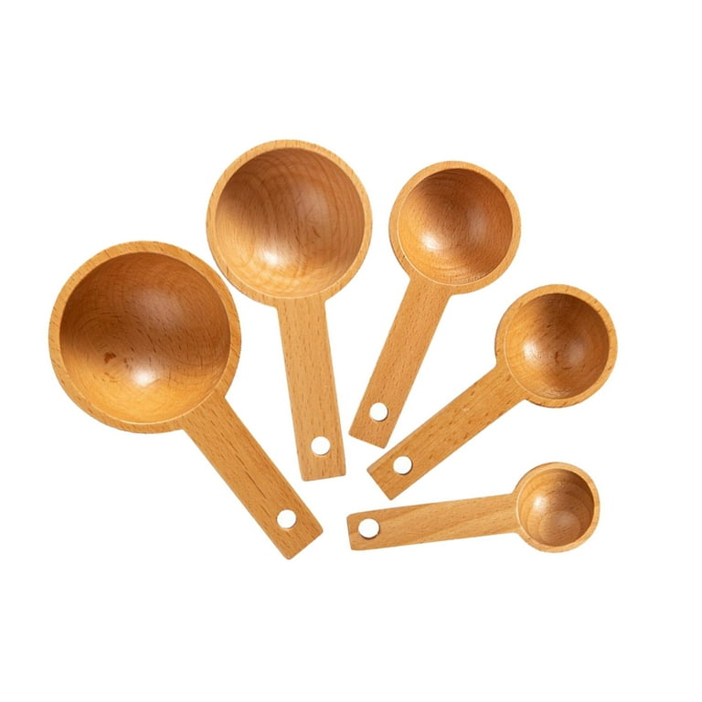 Wooden Measuring Spoon Set - Kitchen Cooking Tools – StepUp Coffee