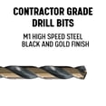 thumbnail image 2 of FRKSMD-23/64" High Speed Steel Contractor Grade Split Point Drill Bit with 3-Flat Shank (Pack of 6), 2 of 4