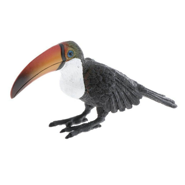 Static Animal Model Action Figure Wildlife Action Figures Toy for Kids and Adults Large Toucan