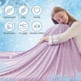 thumbnail image 3 of EMME Cooling Throw Blanket for Couch Bed Hot Flashes, Lavender Throw(50"x 70"), 3 of 8