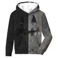 thumbnail image 4 of LIJCC Teen Boys Girls Halloween Spooky Face Graphic Hoodies Oversized Pullover Sweatshirts Patchwork Hooded Fall Warm Soft School Shirts, 4 of 4
