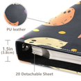 thumbnail image 3 of FORMRS 3 Ring Photo Album 4"x6" Self Adhesive Large Capacity PU Leather Cover, Purple Halloween Ghosts, 3 of 8