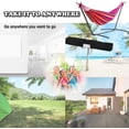 thumbnail image 3 of YRLLENSDAN Hammock with Stand for Outside, Portable Hammock Backyard Hammock Freestanding Hammock Outdoor Hammocks, Red, 3 of 7