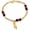 C gold, variant on 18K Gold Plated Figa Gesture Hand Pendant Azabache Chain Bracelet Anklet Baby Hand Good Luck Charm Amulet Protection Jewelry for Women Girl