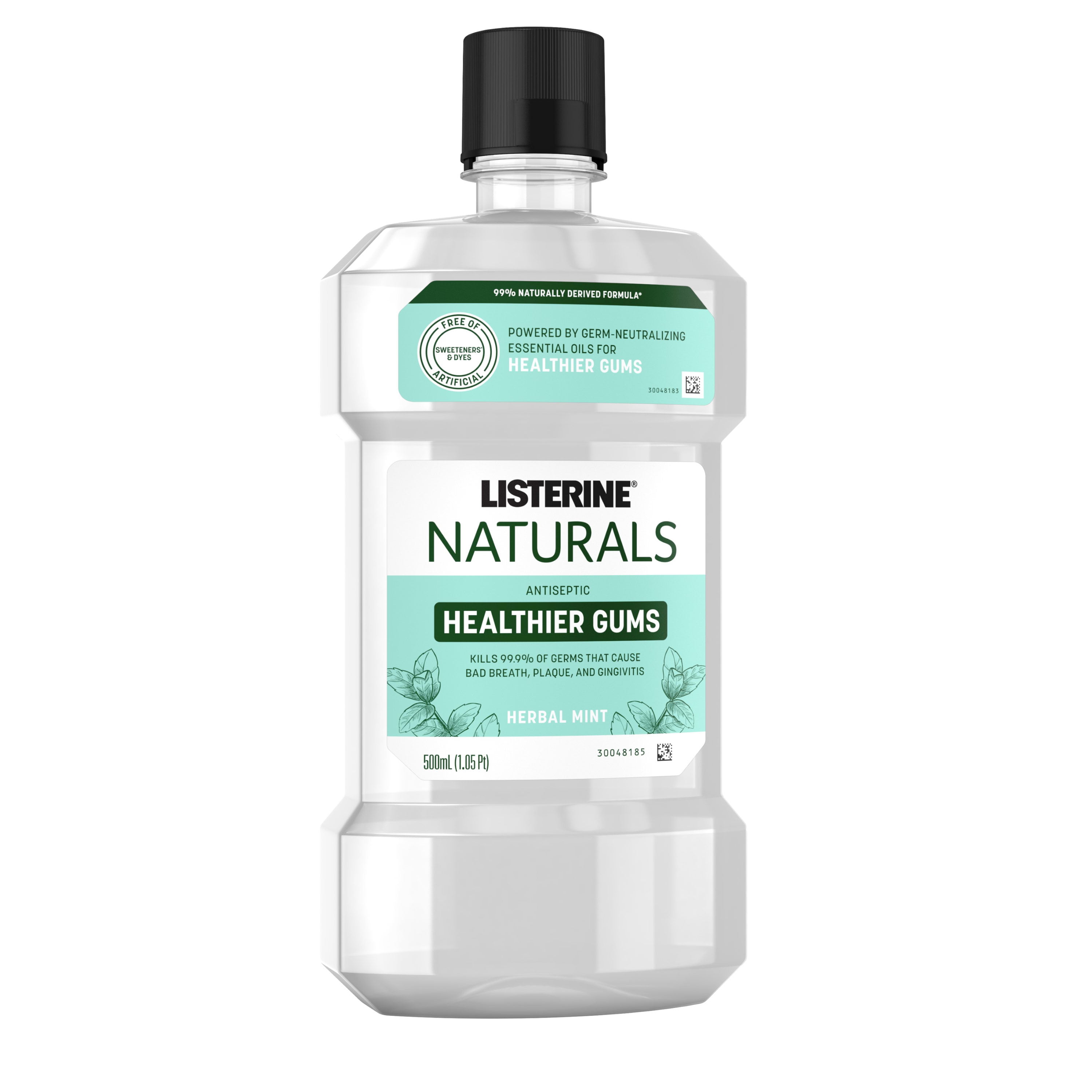 Listerine Naturals Healthier Gums Antiseptic Mouthwash Mint 500 Ml Walmart Com Walmart Com
