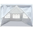 thumbnail image 4 of Patio Umbrellas 10'x10' Party Tent Outdoor Heavy Duty Gazebo Wedding Canopy + 4 Removable Walls,Market Umbrellas, 4 of 20