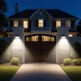 thumbnail image 3 of YANSUN 2-Pack RGBCW Color Changing LED Flood Light with Remote, Dusk to Dawn Sensor, 50W Equivalent, IP66 Waterproof, Black Outdoor Security Lights for Yard, Garden, Patio, 3 of 10