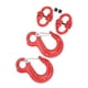 thumbnail image 4 of Juego de 2 eslingas de gancho deslizante de alta resistencia con cojinete de 1,12 T para elevación de remolque, martillo de bloqueo, conector de cadena, 4 of 12