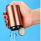 thumbnail image 3 of paquete creativo de acero inoxidable tipo empuje abridor de botellas de cerveza/vino para el hogar abridor de tapas conveniente automático - fácil de abrir una variedad de botellas,ro. Afortunado Sencillez, 3 of 5