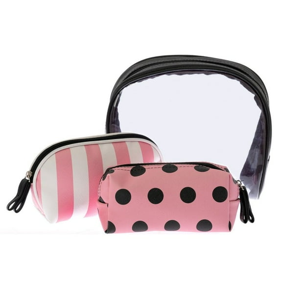 Set de 3 Cosmetiqueras Lover 9508-1 Rosa