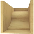 thumbnail image 4 of 11"W x 22"D x 11"H Wide Van Buren Rough Cedar Woodgrain TimberThane Corbel, Primed Tan, 4 of 6