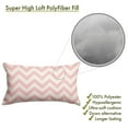 thumbnail image 2 of Majestic Home Goods Decorative Baby Pink Chevron Small Pillow, 2 of 5