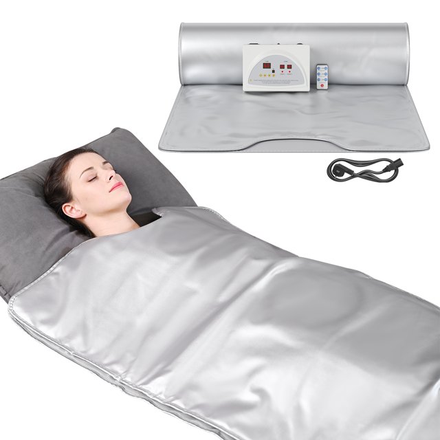 Manta de Sauna quemagrasas para mujer, calefacción eléctrica para pérdida de peso, desintoxicación, adelgazamiento, Fitness, 180x80cm