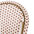thumbnail image 5 of Mooney Wicker Outdoor French Bistro Chair, Set of 4, Rust Orange, White, and Bamboo Finish, 5 of 7
