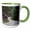 Green/White, variant on 3drose, South Dakota, Custer State Park, Needle Hwy - Us42 Cmi0311 - Cindy Miller Hopkins, 11oz Two-tone Yellow Mug