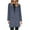 Navy, variant on BangWanChi Winter Coats for Women Plus Size Women Business Attire Solid Color Long Sleeve Single Breasted Cardigan Suit Coat Top