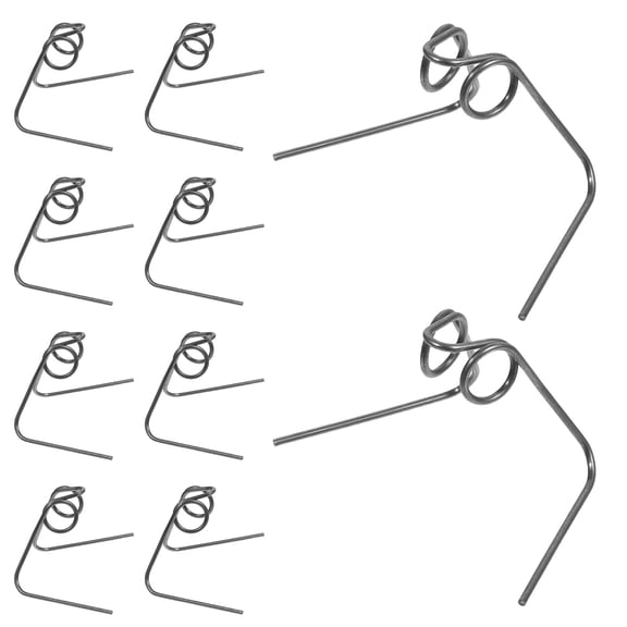 FOMIYES 10Pcs Motorcycle Brake Pad Springs Metal for Electric Scooter and Bike Brake Repair