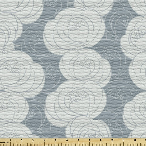 Fl Fabric By The Yard Vertically Arranged Tone Rose Silhouettes Upholstery For Dining Chairs Home Decor Accents Blue Grey Ambesonne Com - Home Decor Fabric By The Yard Fl Fabric By The Yard Vertically Arranged Tone Rose Silhouettes Upholstery For Dining Chairs Home Decor Accents Blue Grey Ambesonne Com - Home Decor Fabric By The Yard