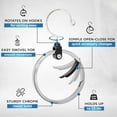 thumbnail image 3 of Organizador Multiusos Para Perchas De Armario Rolly Hanger Gran Ahorro De Espacio Corta El Desorden En El Armario Organizador Ideal Para Cinturones Gorras De Béisbol Corbatas Bufandas Monederos Y Much, 3 of 5