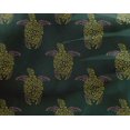thumbnail image 4 of oneOone Georgette Viscose Fabric Turtle Block Print Sewing Fabric BTY 42 Inch Wide, 4 of 4