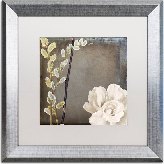 Trademark Fine Art "India I" Canvas Art by Color Bakery, White Matte, Silver Frame