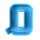 thumbnail image 1 of Hugtrwg Moldes letras grandes - Molde fundición resina epoxi DIY Alfabeto silicona (Q), 1 of 8