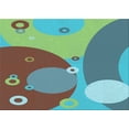 thumbnail image 1 of Ahgly Company Indoor Rectangle Patterned Turquoise Green Area Rugs, 7' x 9', 1 of 6