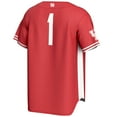 thumbnail image 3 of Youth GameDay Greats #1 Red Houston Cougars Lightweight Baseball Jersey, 3 of 4