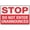 Warning Sign 1, variant on Stop Do Not Enter Unannounced Sign Warning Sticker-Security Sign Outdoor Sign 8"x12"