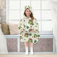 thumbnail image 7 of joogoo Blanket Hoodie for Frogs Mushrooms Oversize Sweatshirt 3-14 YR L, 7 of 7
