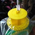 thumbnail image 4 of Atrapamoscas desechable para moscas, trampa colgante no tóxica para exteriores (naranja), 4 of 6