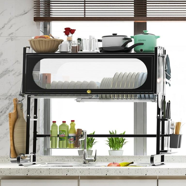 Over The Sink Dish Drying Rack Tier Large Dish Rack Metal Over