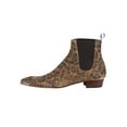thumbnail image 2 of Jeffery West Leopard Print Chelsea Boots, Brown, 2 of 9