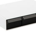 thumbnail image 2 of Under Desk Drawer Organizer Storage Under Desk Paper Desktop Black Double, 2 of 8