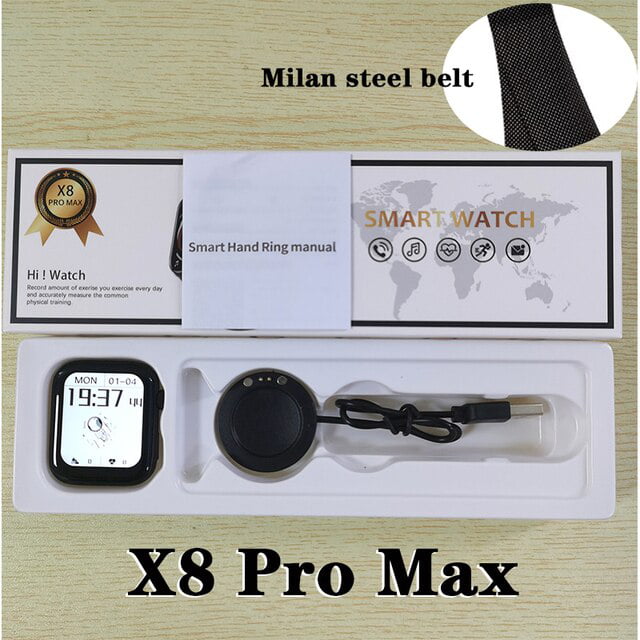 films Sloppenwijk kanaal BIG 2.0 X8 MAX Smart Watch 4/5/6/7/10PCS PK X8 Pro Max - Walmart.com