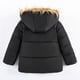 thumbnail image 2 of Gibobby Chamarra niñoChaqueta de invierno para niños, abrigo con capucha, para niños, ropa de abrigo, chaqueta, abrigo y chaqueta para niños(Negro, 4 Años), 2 of 5