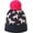 Navy Blue, variant on Little Girls Winter Sequin Unicorn Beanie Hat with Pom Pom Knit Cap for