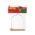 thumbnail image 2 of Prevue Pet Products Birdie Basics Wood Cage Swing for Birds 5 inch x 7 inch, 2 of 3